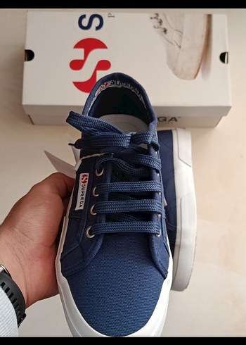 Superga Lacivert Spor Ayakkabı