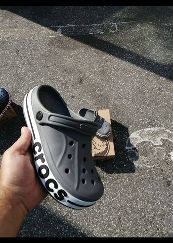 37 Beden gri Renk CROCS Gri Kaydırmaz Terlik
