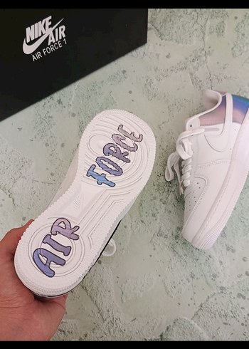 40 Beden beyaz Renk Nike Air Force 1 Beyaz Spor Ayakkabı