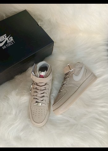 Nike Air Force 1 Bej Sneaker