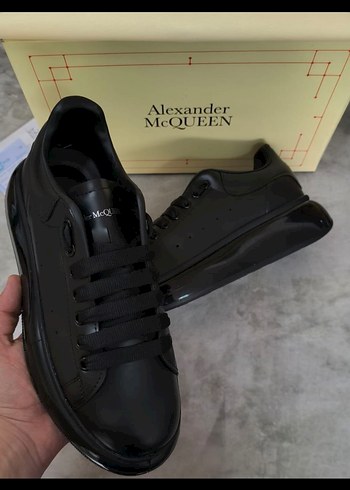 Alexander McQueen Siyah Deri Sneaker