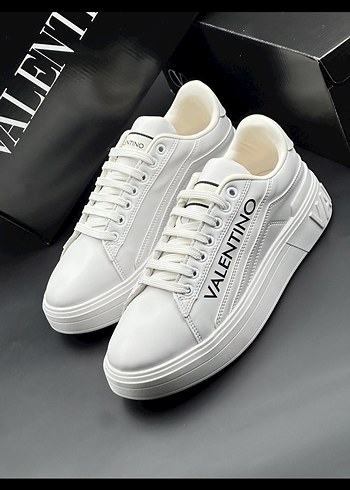 42 Beden Valentino Beyaz Erkek Spor Ayakkabı