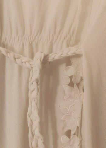 Beyaz 2 li takım sabahlık) - Görsel 3