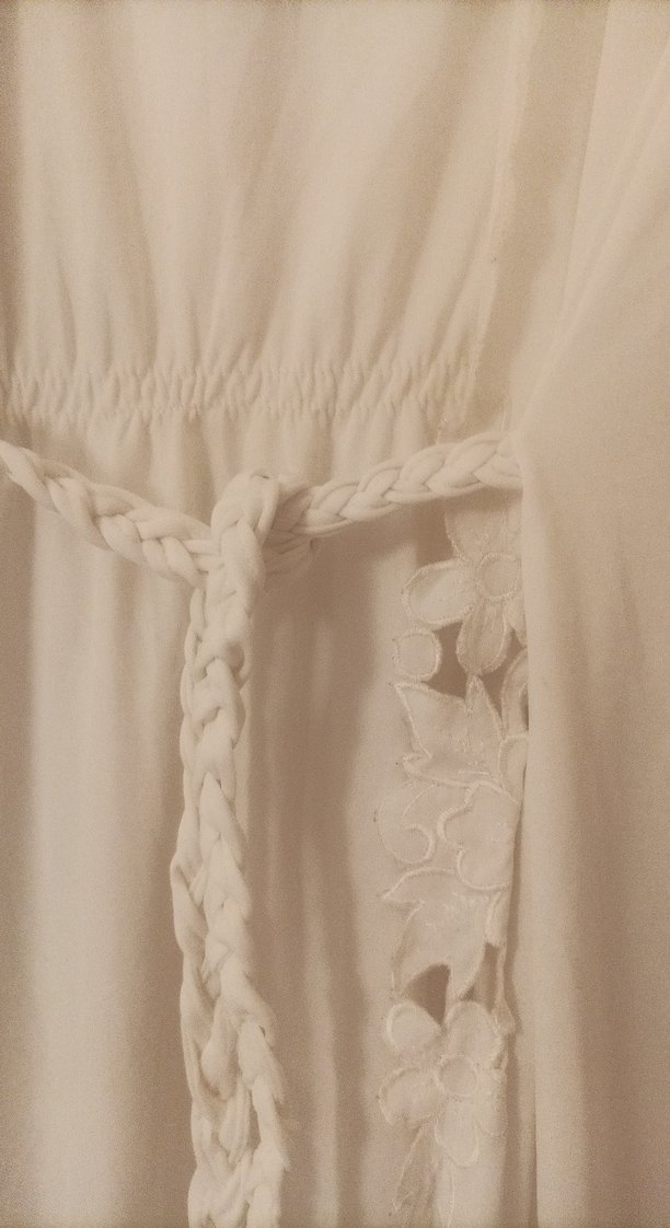 Beyaz 2 li takım sabahlık) - Görsel 3