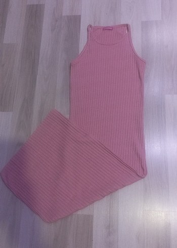 Pembe uzun elbise) S)
