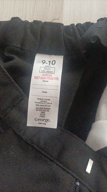 Koton Siyah kumaş pantolon) boy 83 sm