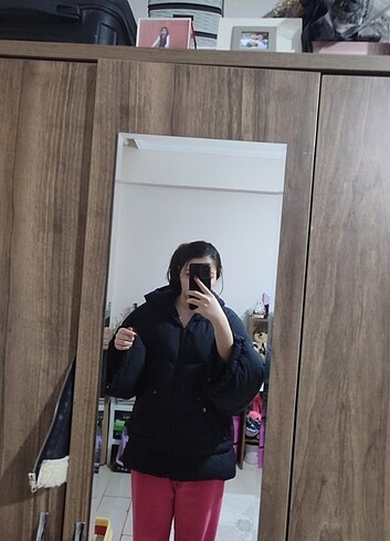 m Beden siyah Renk standart beden mont