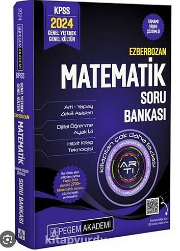 PEGEM EZBERBOZAN MATEMATİK 2024