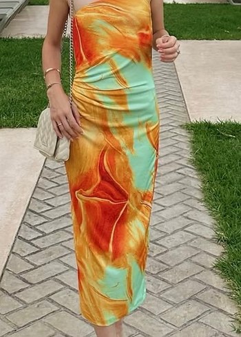 Milla Renkli Elbise