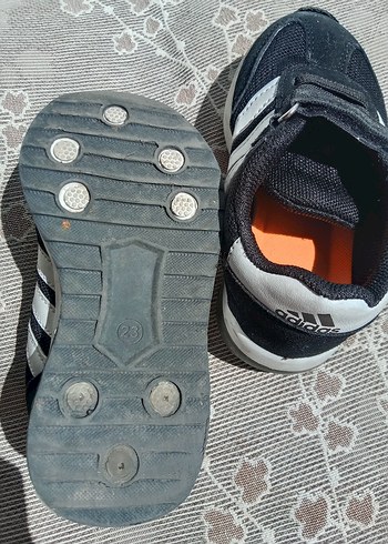 Erkek Çocuk Siyah Gri Cırtlı Spor Ayakkabı - Görsel 5