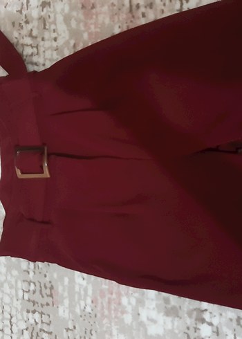 l Beden bordo renk pantolon