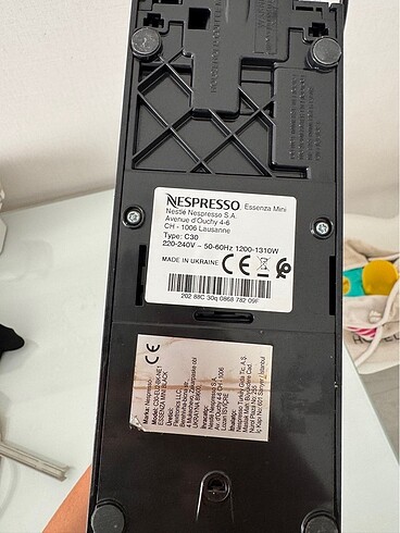 Beden Renk Nespresso c30 kahve ve süt köpürtücü