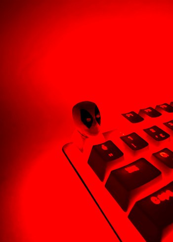 Deadpool Keycaps Renkli Kırmızı Oyun Klavyesi tuşu - Görsel 4