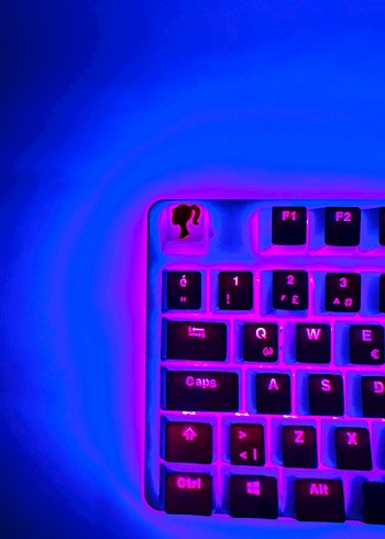 Barbie Keycaps Pembe Renkli Oyun Klavyesi tuşu - Görsel 4