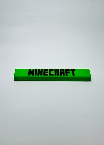 Minecraft Temalı Yeşil Işıklı Gaming Klavye tuşu Keycaps - Görsel 4