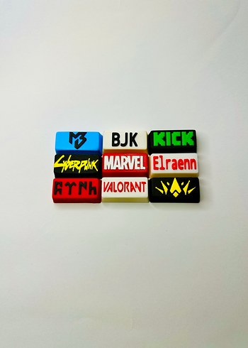 Meto Keycaps Mavi LED Işıklı Oyuncu Klavyesi Tuşu - Görsel 5