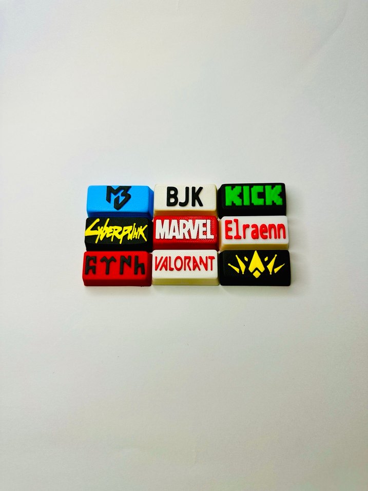 Meto Keycaps Mavi LED Işıklı Oyuncu Klavyesi Tuşu - Görsel 5