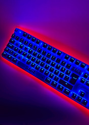 Renkli Mavi Gaming Klavye SAGE - Görsel 2