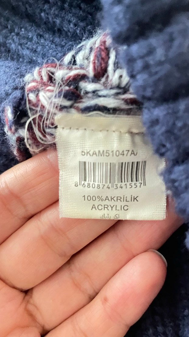 Renkli Örgü Kadın Bere - Görsel 3