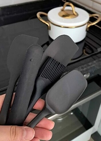 Diğer 6 Adet silikon spatula seti