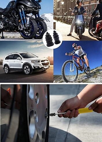 10 Adet Çok Amaçlı Kolay Araba Lastiği Tamir Kauçuğu - Görsel 7