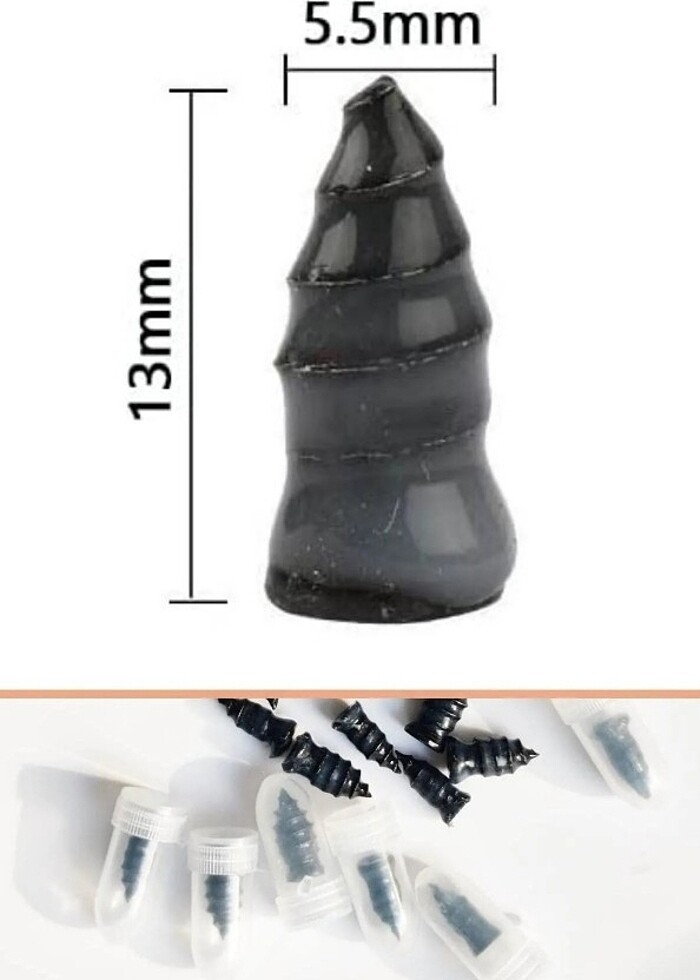 10 Adet Çok Amaçlı Kolay Araba Lastiği Tamir Kauçuğu - Görsel 2