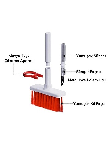 Bilgisayar Laptop Temizleme Fırçası - Görsel 3
