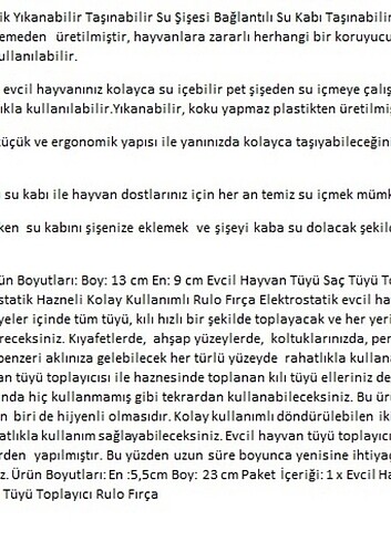 Plastik Su Kabı Tüy Toplayıcı Rulo Fırça - Görsel 6