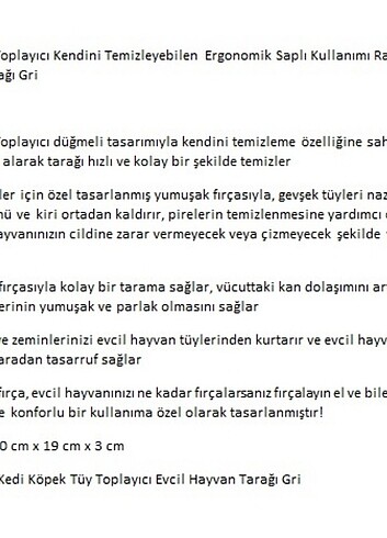 Kedi Köpek Tüy Toplayıcı Kendini Temizleyebilen - Görsel 7