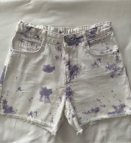 LC Waikiki JEAN ŞORT BATİK DESEN