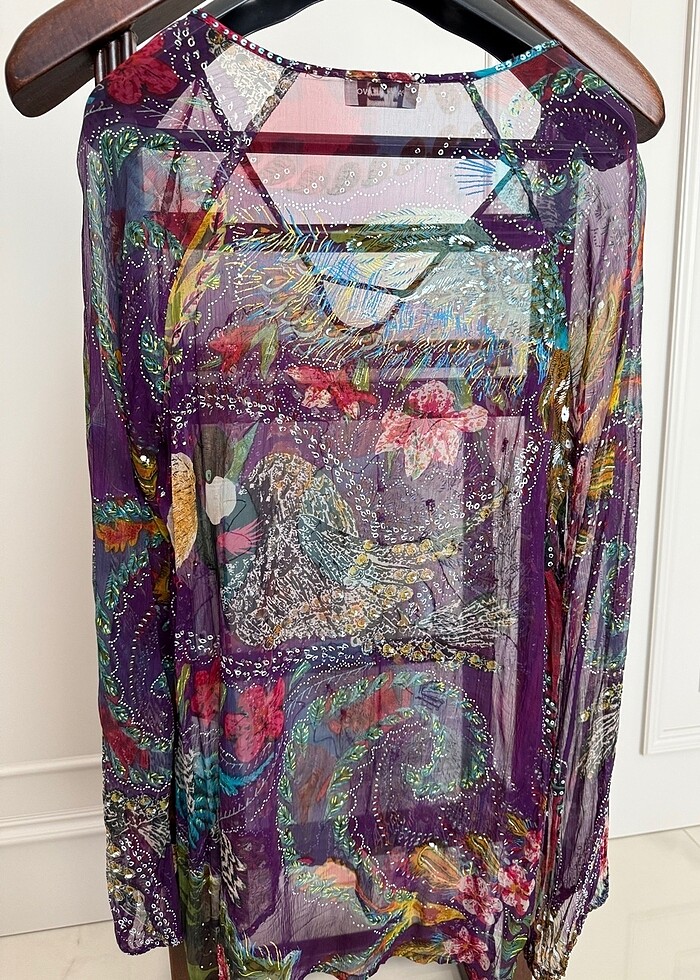 SIFIR MADE İN INDIA EL YAPIMI TUNİK BLUZ - Görsel 2