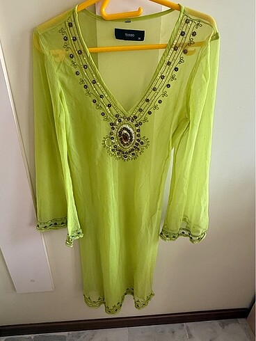 EL YAPIMI HİNDİSTAN DAN YENİ PAREO - Görsel 3