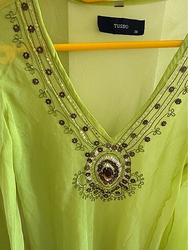 EL YAPIMI HİNDİSTAN DAN YENİ PAREO - Görsel 6