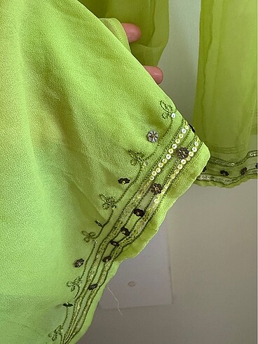 EL YAPIMI HİNDİSTAN DAN YENİ PAREO - Görsel 7