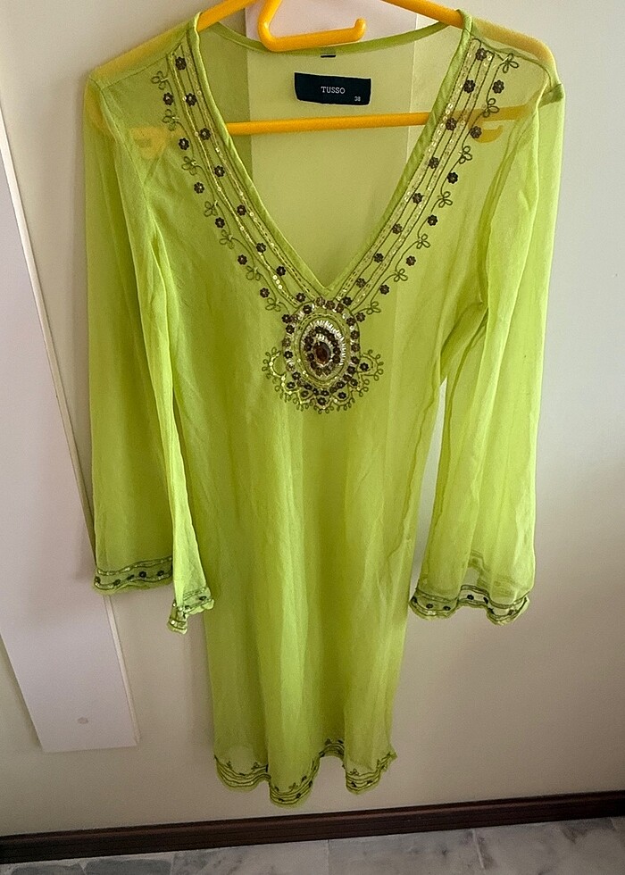 EL YAPIMI HİNDİSTAN DAN YENİ PAREO - Görsel 3