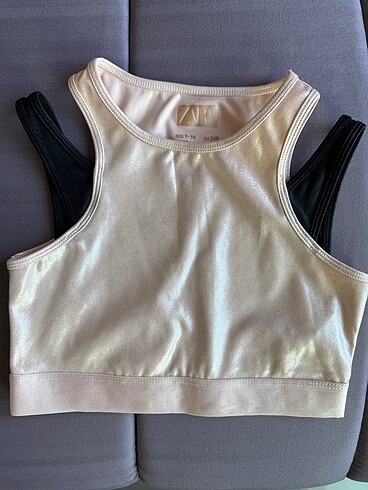 ZARA SIFIR JİMNASTİK ÜST CROP BODY