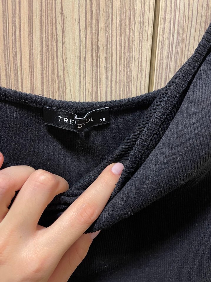 Siyah Strappy Kadın body- Günlük Şıklık - Görsel 3