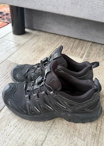 Erkek Siyah Spor Ayakkabı Velcro Kapamalı - Görsel 3