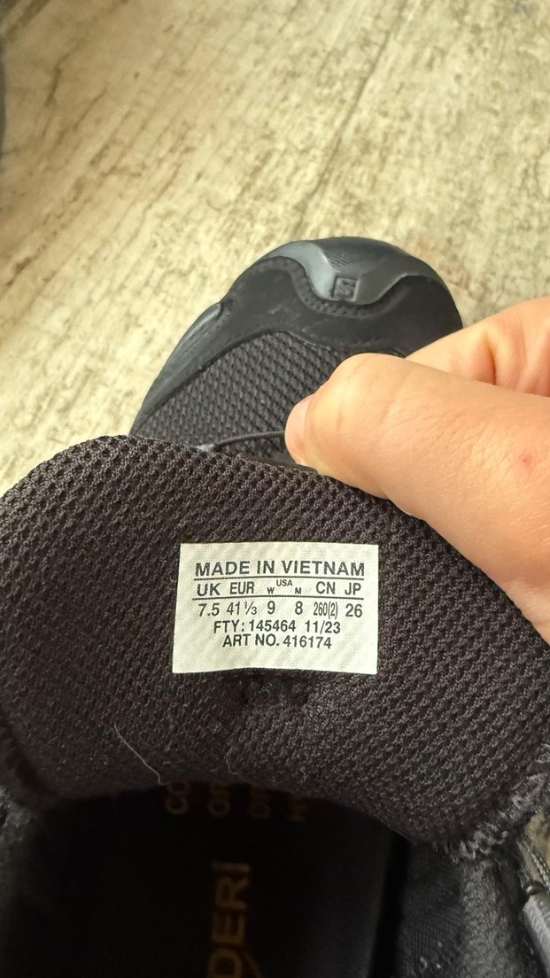 Erkek Siyah Spor Ayakkabı Velcro Kapamalı - Görsel 5