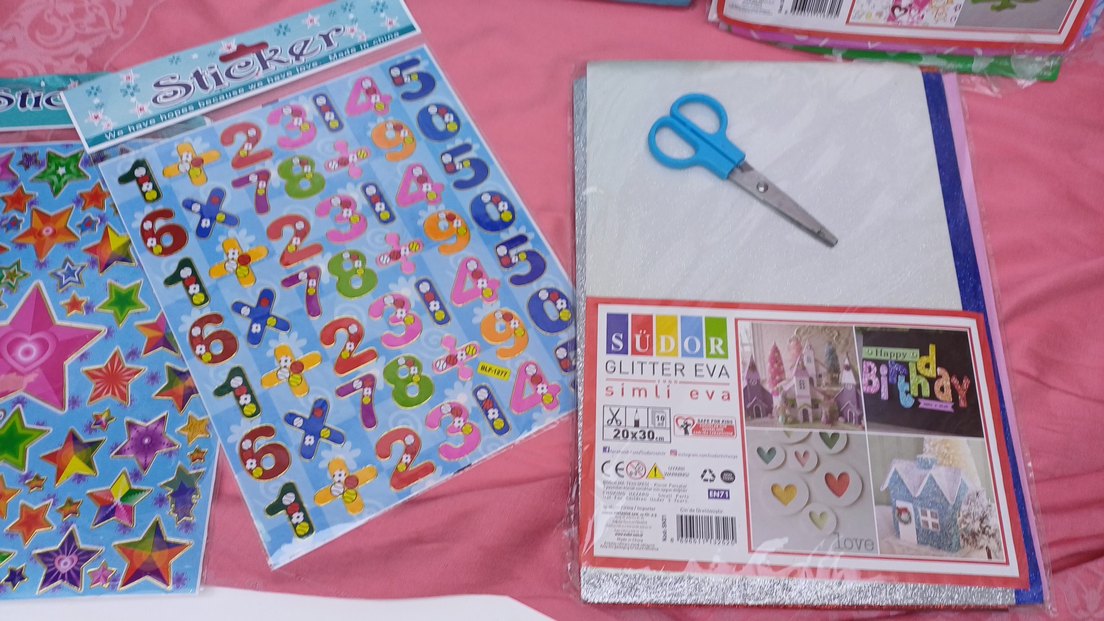 Renkli Desenli EVA ve Simli EVA Seti - Görsel 2