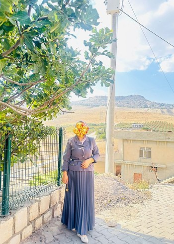Kadın Bohem Uzun Pamuklu Elbise