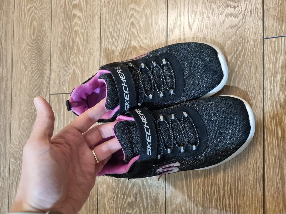 Kız Çocuk Mor Gri Spor Ayakkabı - Görsel 4