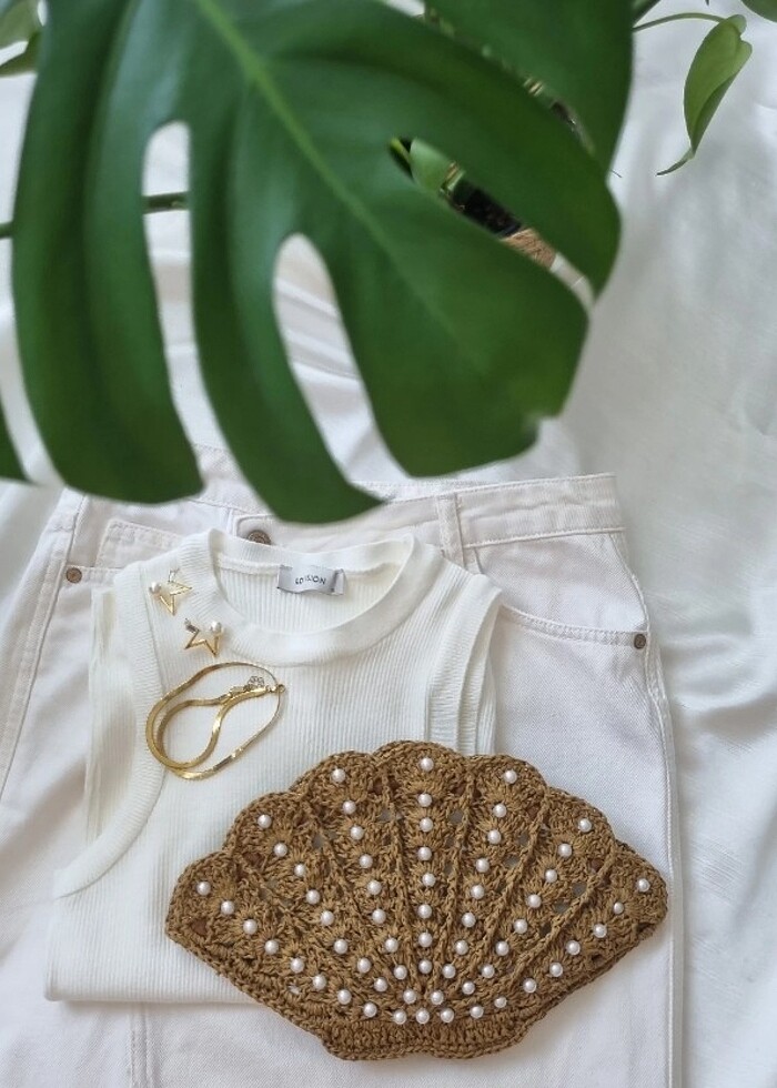 İstiridye çanta  - Görsel 3