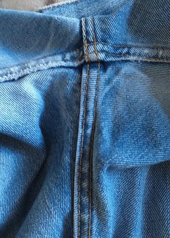 Kadın Mavi lee Kot Pantolon - Görsel 6