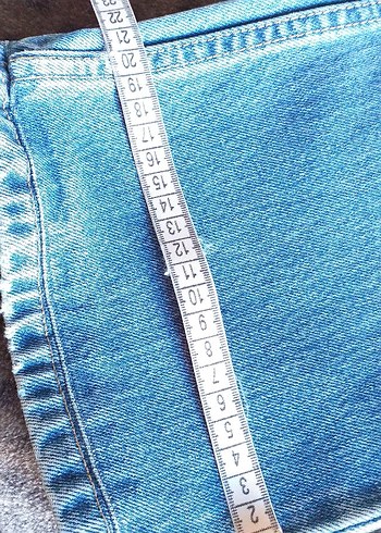 Kadın Mavi lee Kot Pantolon - Görsel 7