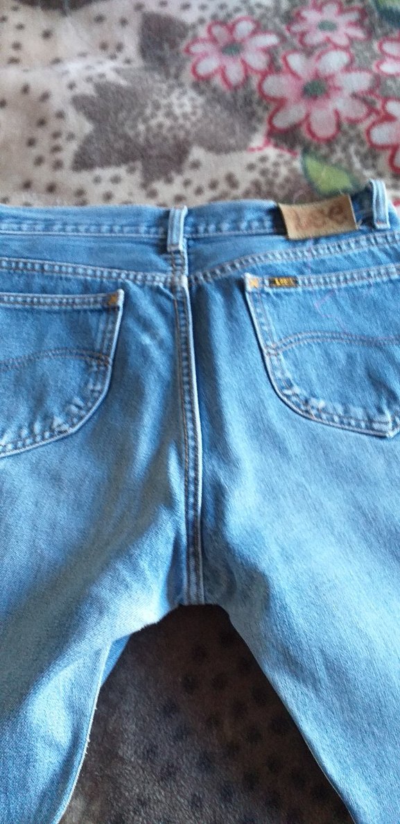 Kadın Mavi lee  Kot Pantolon - Görsel 5