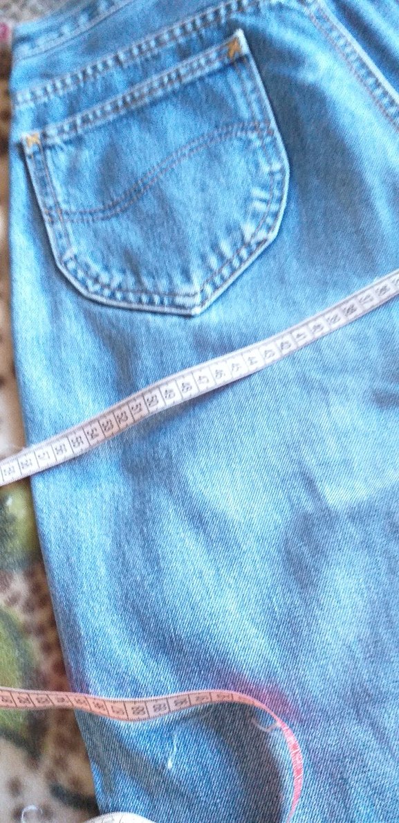 Kadın Mavi lee  Kot Pantolon - Görsel 3