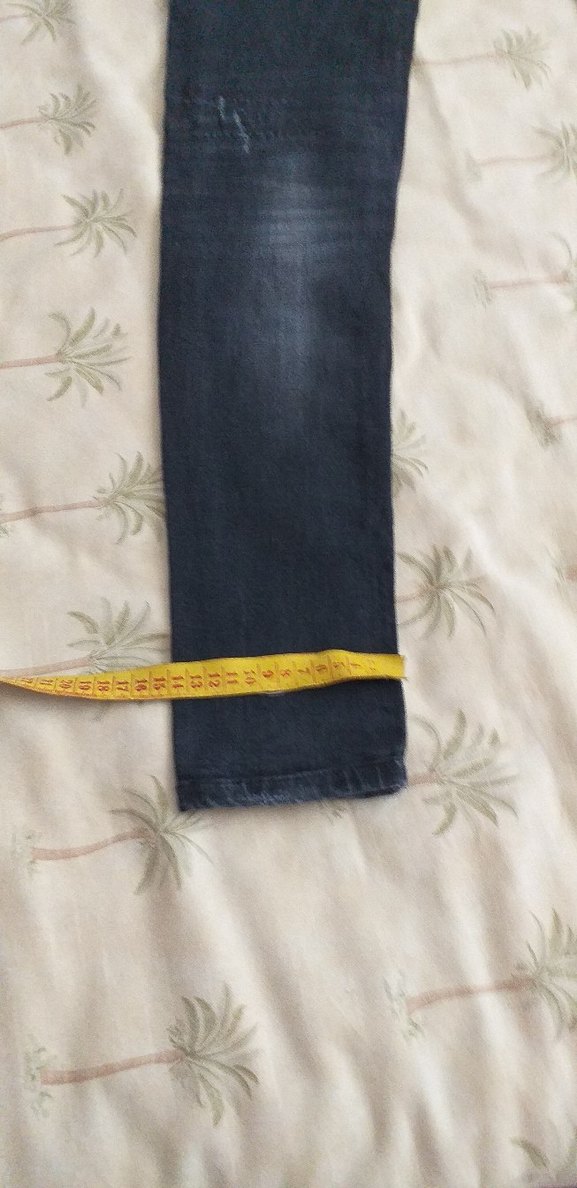 Gri Kadın Kot Pantolon Midi Boy MANGO - Görsel 4