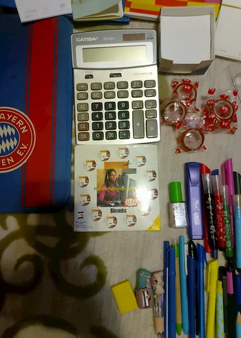 Çok Renkli Okul Malzemeleri Seti - Görsel 5