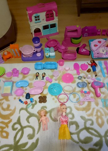 Pembe Pastel Oyuncak Seti ve Bebekler - Görsel 8